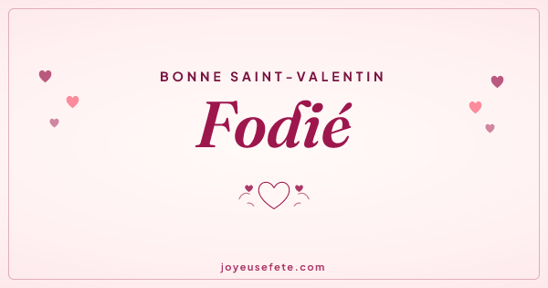 Image « Bonne Saint-Valentin Fodié » au format large