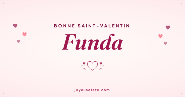 Image « Bonne Saint-Valentin Funda » au format large