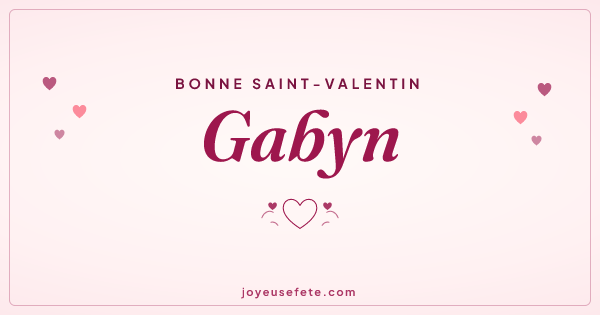 Image « Bonne Saint-Valentin Gabyn » au format large