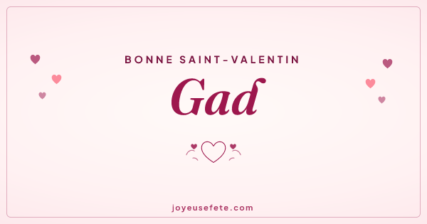 Image « Bonne Saint-Valentin Gad » au format large