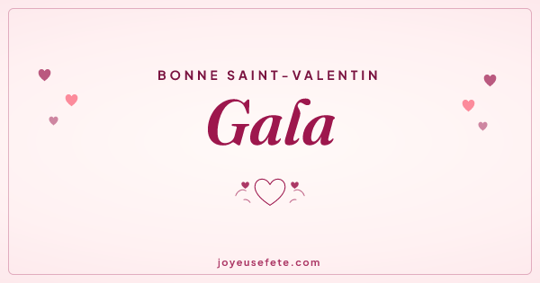 Image « Bonne Saint-Valentin Gala » au format large
