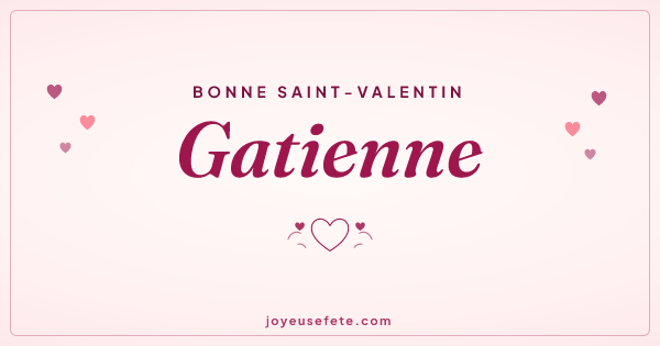 Image « Bonne Saint-Valentin Gatienne » au format large