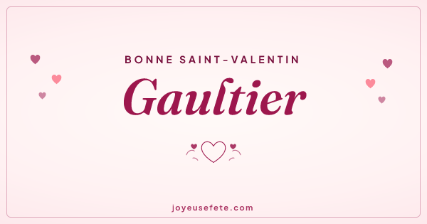 Image « Bonne Saint-Valentin Gaultier » au format large