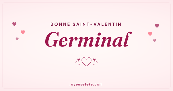 Image « Bonne Saint-Valentin Germinal » au format large