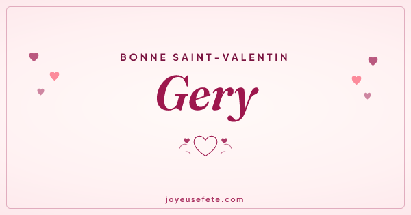 Image « Bonne Saint-Valentin Gery » au format large