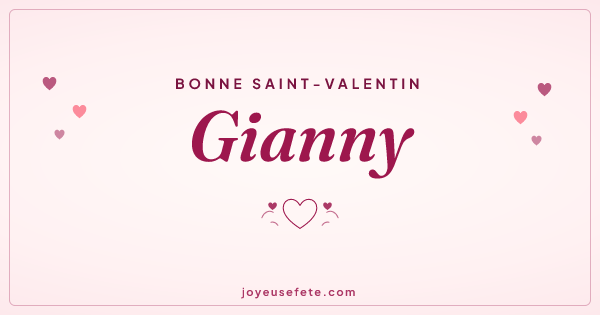 Image « Bonne Saint-Valentin Gianny » au format large