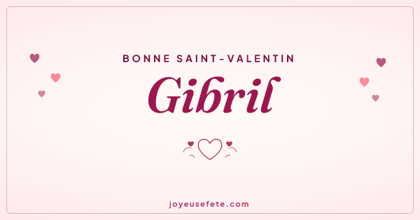 Image « Bonne Saint-Valentin Gibril » au format large