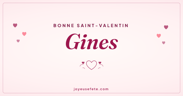 Image « Bonne Saint-Valentin Gines » au format large
