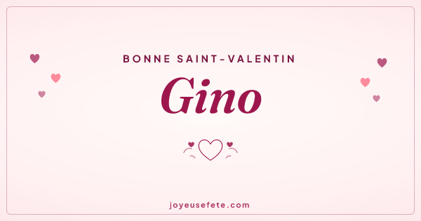 Image « Bonne Saint-Valentin Gino » au format large