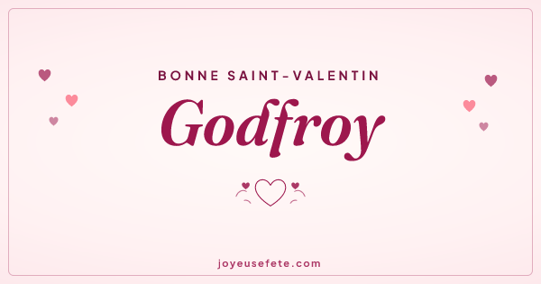 Image « Bonne Saint-Valentin Godfroy » au format large