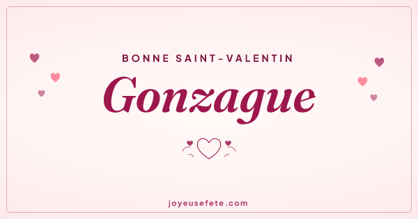 Image « Bonne Saint-Valentin Gonzague » au format large