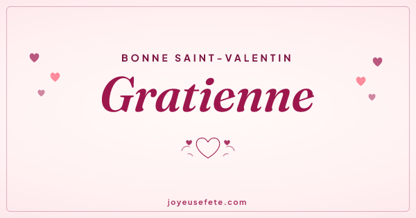 Image « Bonne Saint-Valentin Gratienne » au format large