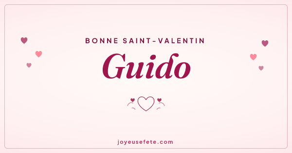 Image « Bonne Saint-Valentin Guido » au format large