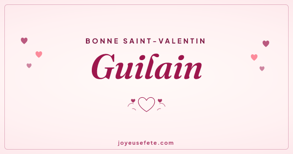 Image « Bonne Saint-Valentin Guilain » au format large