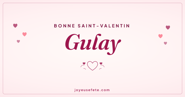 Image « Bonne Saint-Valentin Gulay » au format large