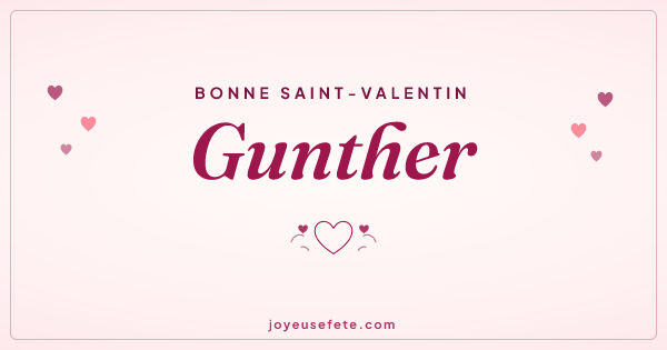 Image « Bonne Saint-Valentin Gunther » au format large