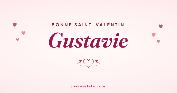 Image « Bonne Saint-Valentin Gustavie » au format large