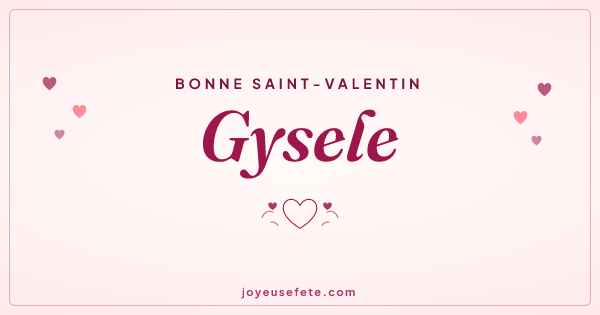 Image « Bonne Saint-Valentin Gysele » au format large
