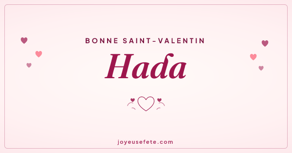 Image « Bonne Saint-Valentin Hada » au format large