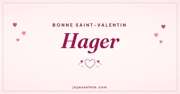 Image « Bonne Saint-Valentin Hager » au format large