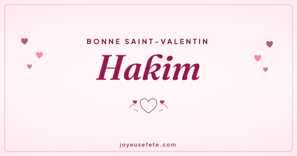 Image « Bonne Saint-Valentin Hakim » au format large