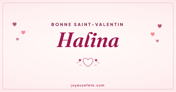 Image « Bonne Saint-Valentin Halina » au format large