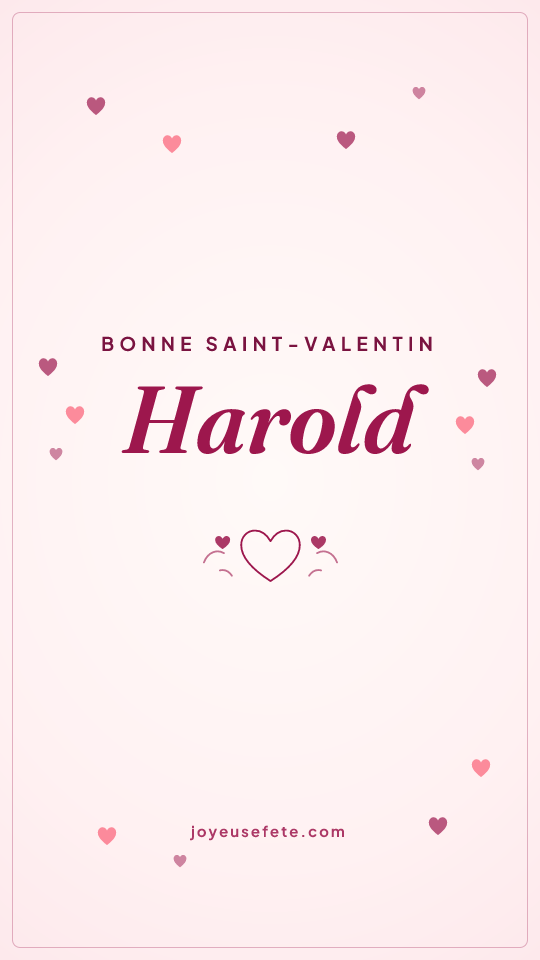 Image « Bonne Saint-Valentin Harold » au format story