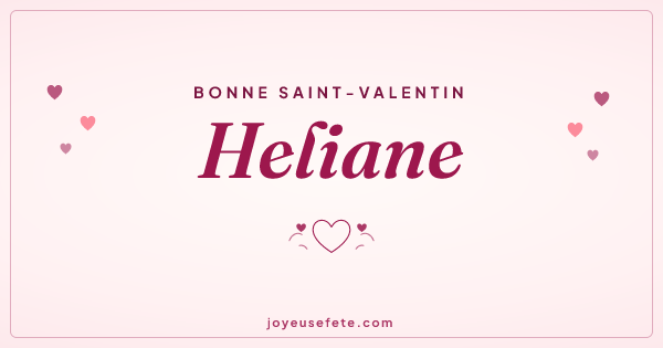 Image « Bonne Saint-Valentin Heliane » au format large