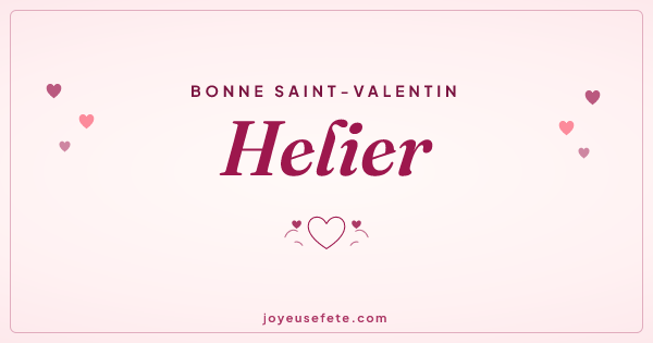 Image « Bonne Saint-Valentin Helier » au format large