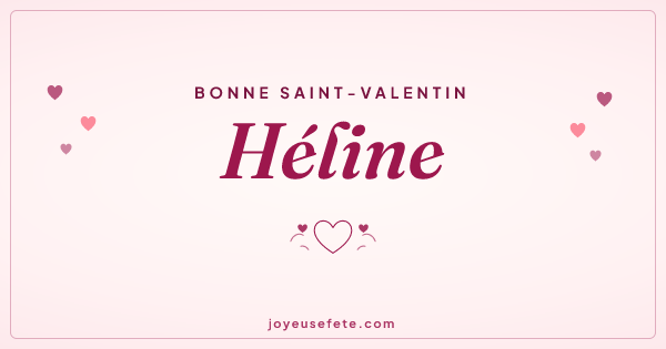 Image « Bonne Saint-Valentin Héline » au format large