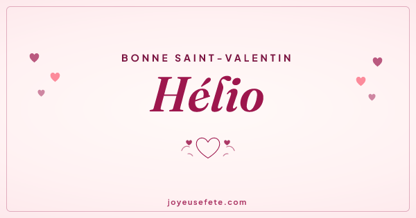 Image « Bonne Saint-Valentin Hélio » au format large