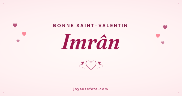 Image « Bonne Saint-Valentin Imrân » au format large