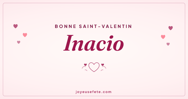Image « Bonne Saint-Valentin Inacio » au format large