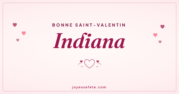Image « Bonne Saint-Valentin Indiana » au format large