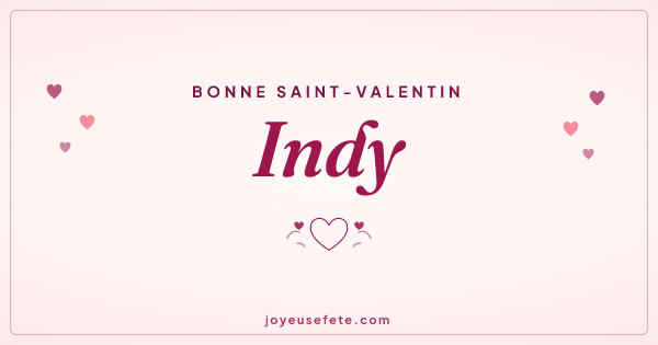 Image « Bonne Saint-Valentin Indy » au format large