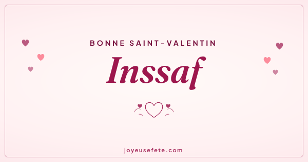 Image « Bonne Saint-Valentin Inssaf » au format large