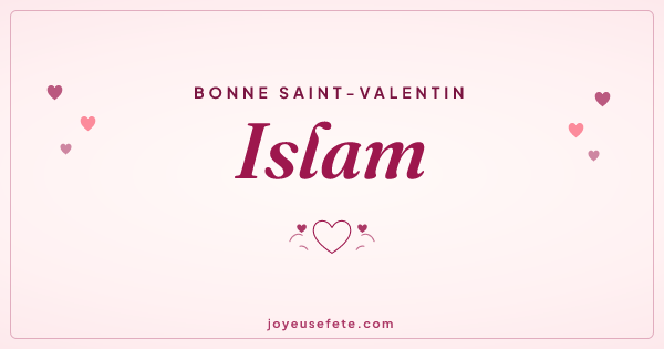 Image « Bonne Saint-Valentin Islam » au format large