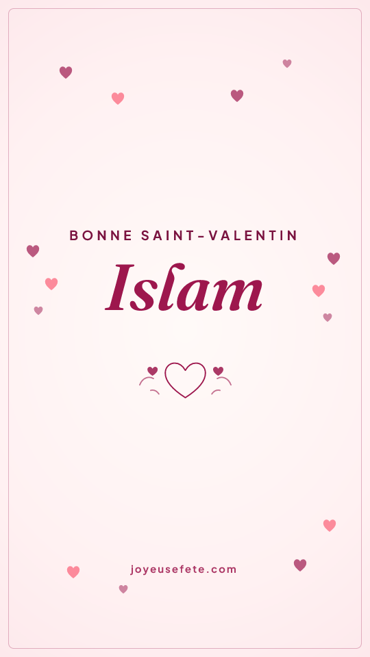 Image « Bonne Saint-Valentin Islam » au format story