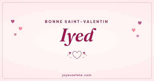Image « Bonne Saint-Valentin Iyed » au format large