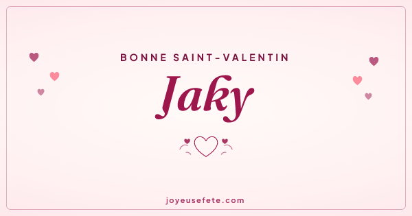 Image « Bonne Saint-Valentin Jaky » au format large