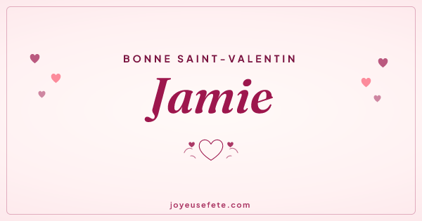 Image « Bonne Saint-Valentin Jamie » au format large