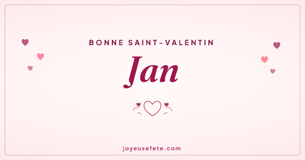 Image « Bonne Saint-Valentin Jan » au format large