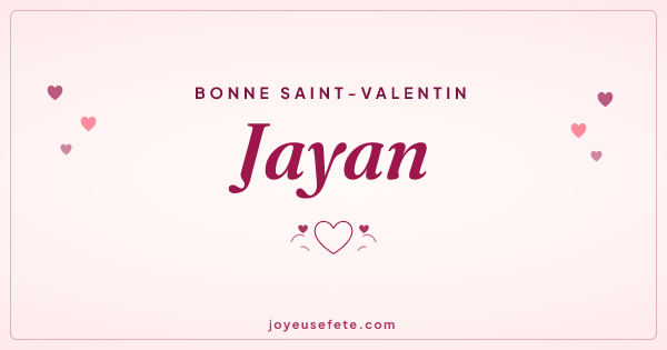 Image « Bonne Saint-Valentin Jayan » au format large