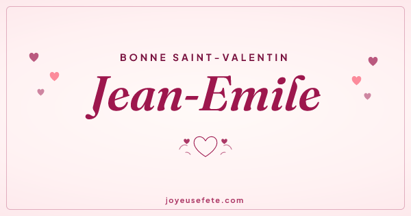 Image « Bonne Saint-Valentin Jean-Emile » au format large