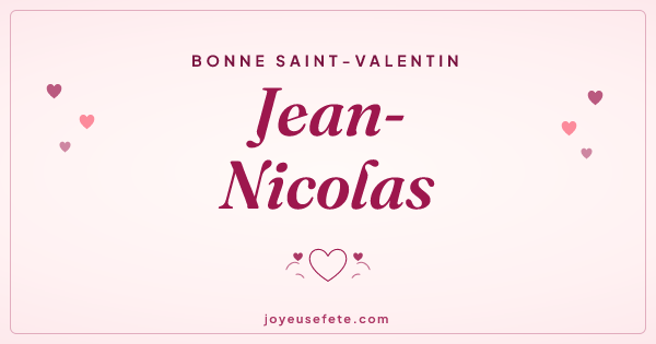 Image « Bonne Saint-Valentin Jean-Nicolas » au format large