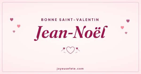 Image « Bonne Saint-Valentin Jean-Noël » au format large