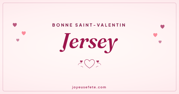 Image « Bonne Saint-Valentin Jersey » au format large
