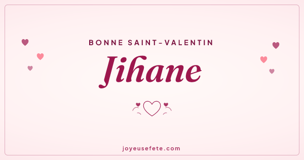 Image « Bonne Saint-Valentin Jihane » au format large