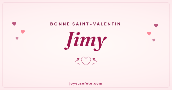 Image « Bonne Saint-Valentin Jimy » au format large