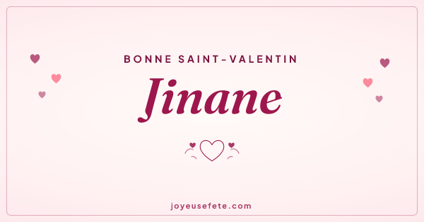 Image « Bonne Saint-Valentin Jinane » au format large